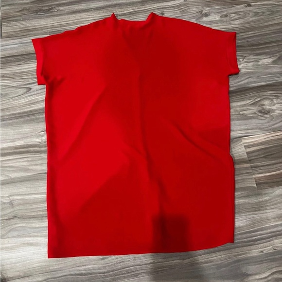 NWT Karlie Red Oversized Flowy Dress - Picture 2 of 4